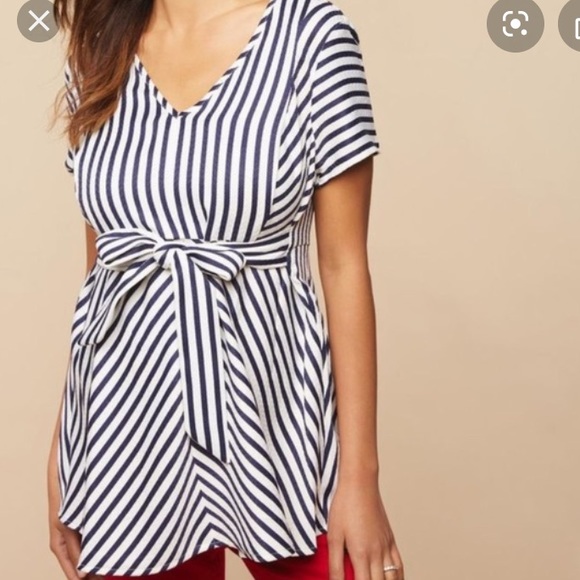 jessica simpson maternity Tops - Jessica Simpson Maternity Nautical Top